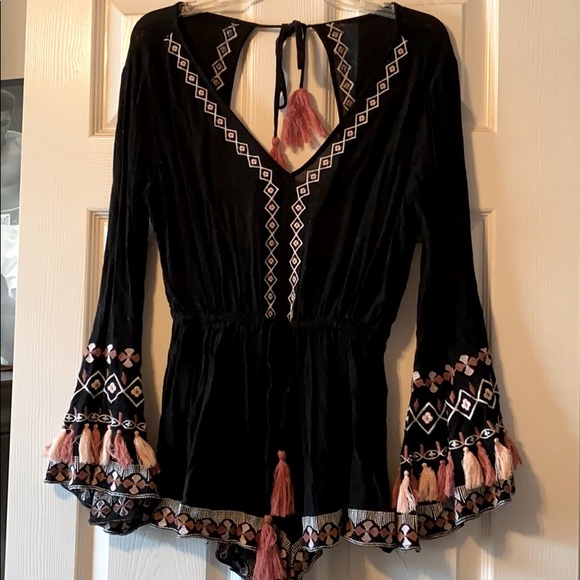 Long sleeve romper